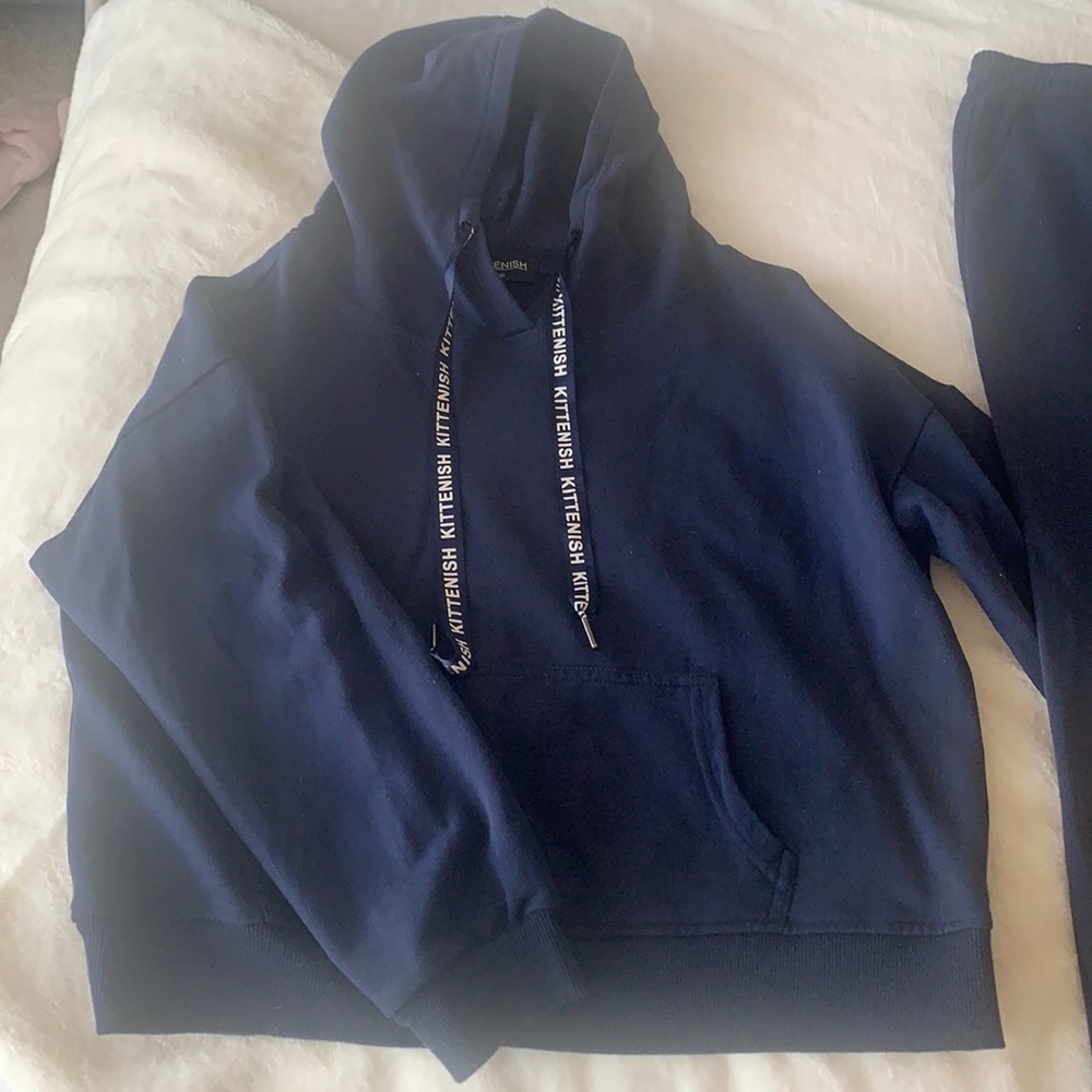 Navy Kittenish sweater set